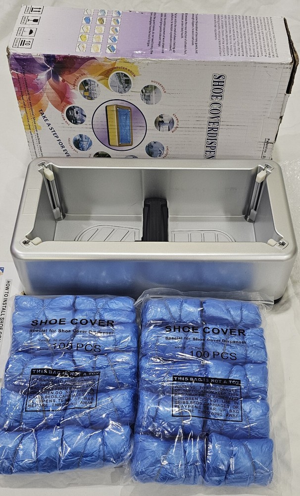 Automatic Shoe Cover dispenser (Silver)