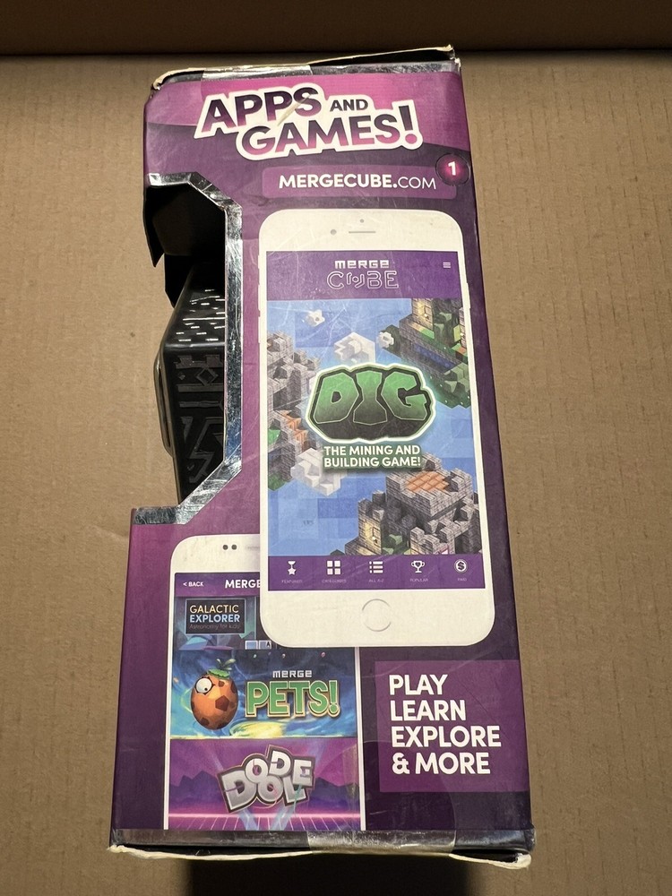 MERGE Cube - Augmented & Virtual Reality Science & STEM Toy - Educational Tool