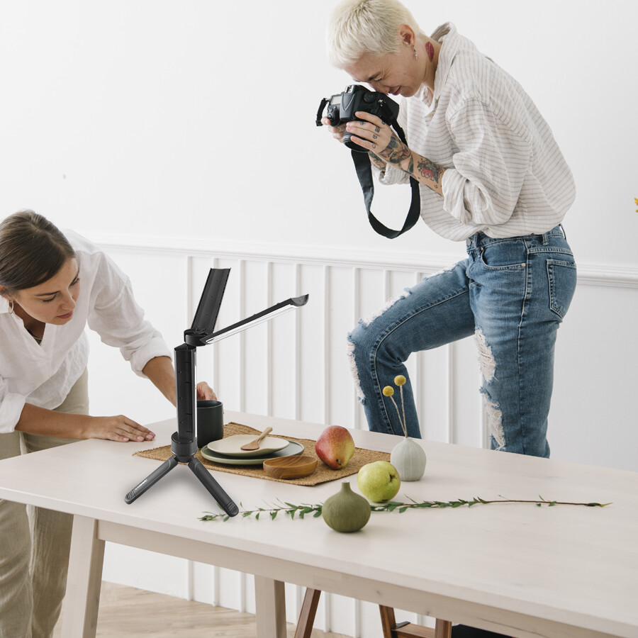 Mamen KM-03 Pro Handheld Multi-angle LED Video Fill Light with Remote Control