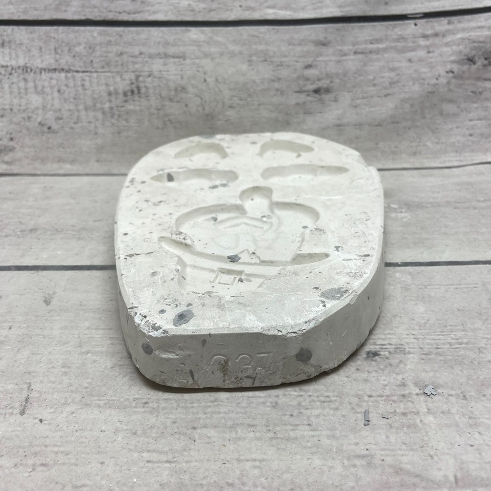 Vintage 1987 Kimple Ceramic Casting Mold Duck Flat #1237