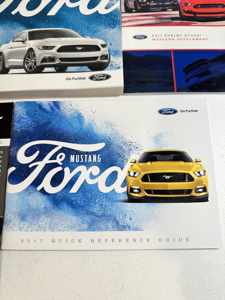 2017 Ford Performance Mustang Owner's Manual Set