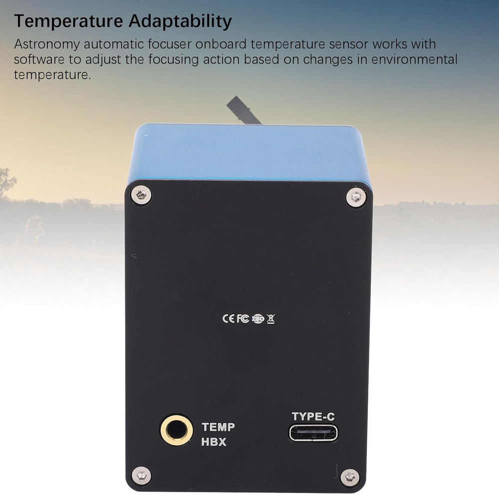 Automatic Electric Telescope Focuser with Temperature Adaptive Motorized Design,