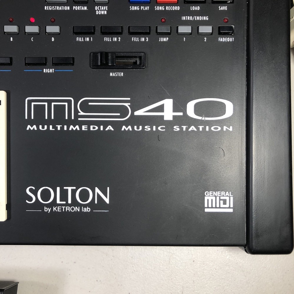 KETRON Lab Solton MS40 MIDI Module Arranger Sequencer Module Working W/ Stand