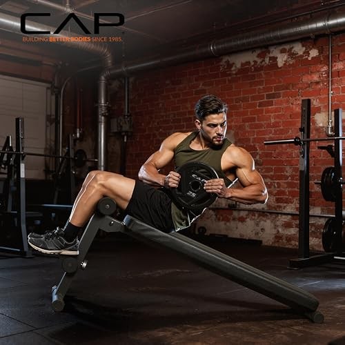 Sit Up Bench – Adjustable Decline Ab Bench for Home Gym – Multi-Purpose Slant