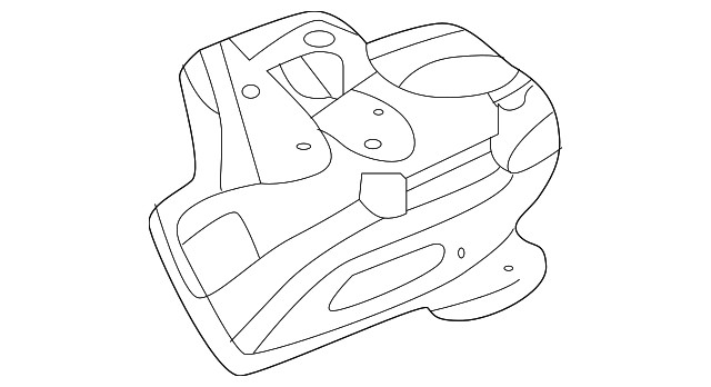 Genuine GM Driver Side Engine Mount Frame Side Bracket 84255038