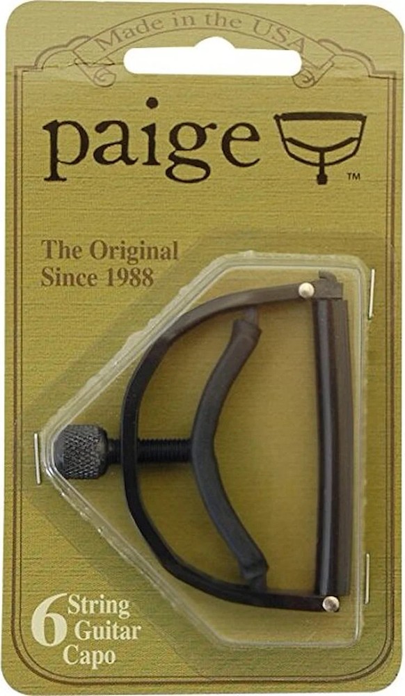 Paige 6 String Capo Black