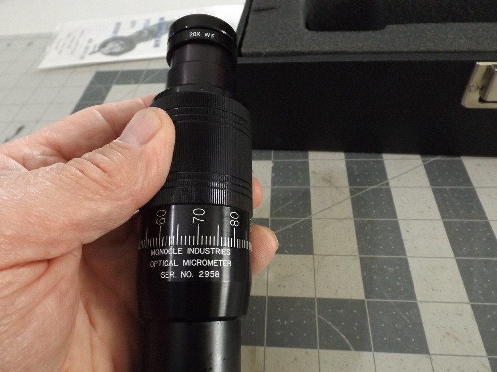 Monogram Optical Depth Micrometer No 966 Monocle Industries