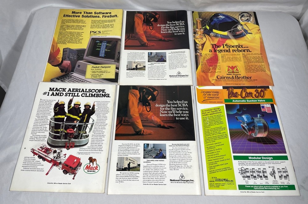 FIRE COMMAND magazine 12 issues from 1986