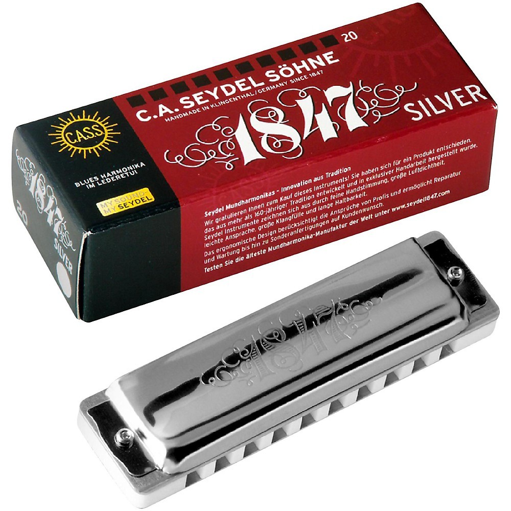 SEYDEL Blues Silver 1847 Harmonica G