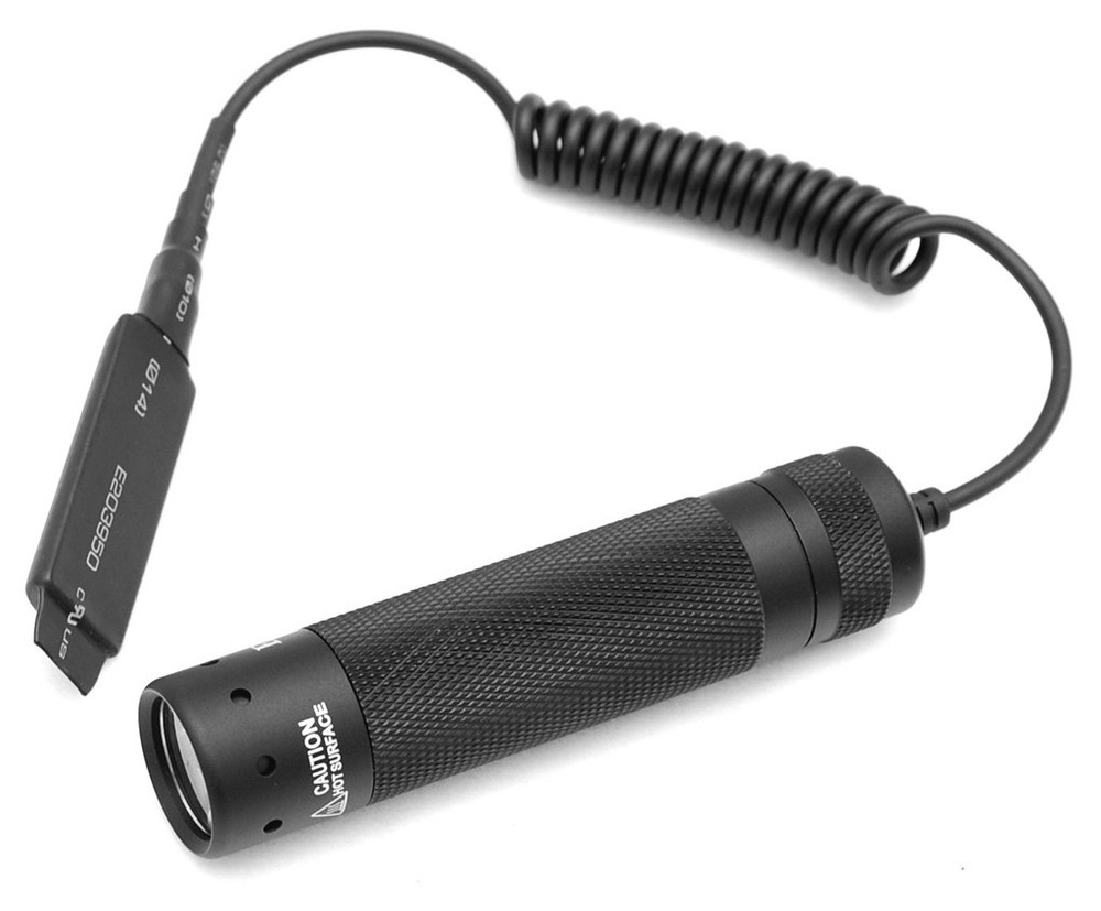 XP3E 3 Watt AAA LED Flashlight Weaponlight QD Offset Gun Mount Wire Cord Switch