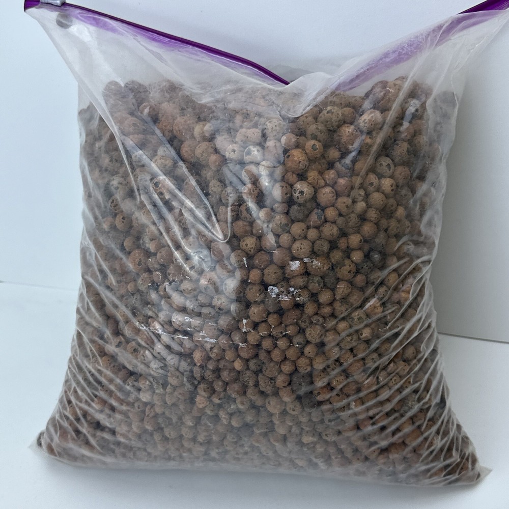 9.9lbs LECA Lightweight Expanded Clay Aggregate Balls Semi Hydroponics Substrate