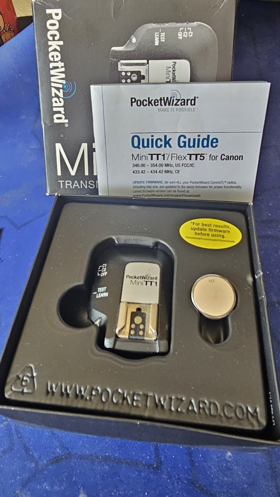 Pocket Wizard Mini TT1 Transmitter Pocket Wizard for Canon