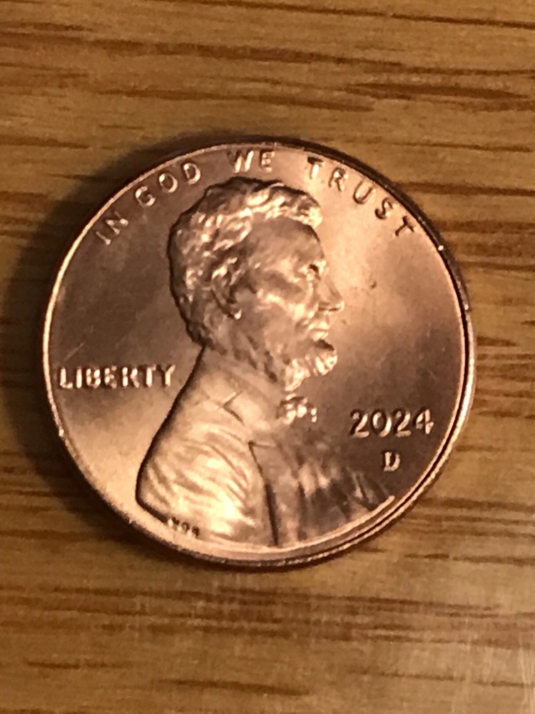 2024 D Lincoln Shield Penny errors.