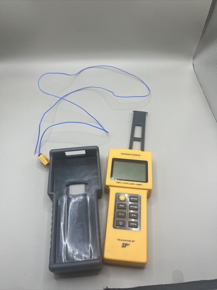 TRACEABLE 4015 Thermocouple Thermometer,1 Input,Type K