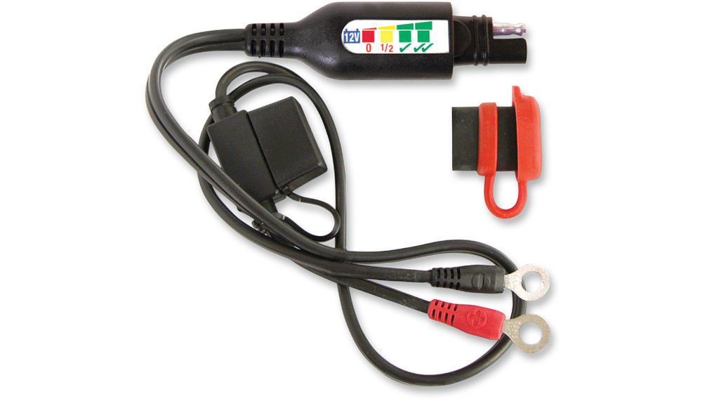 Optimate Battery Charger Terminal Pigtail Volt Meter Monitor SAE