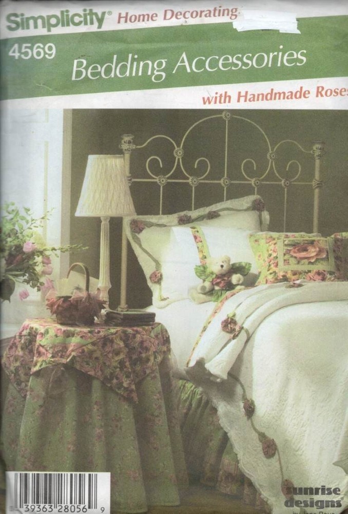 4569 SIMPLICITY HOME DECORATING BEDDING ACCESSORIES