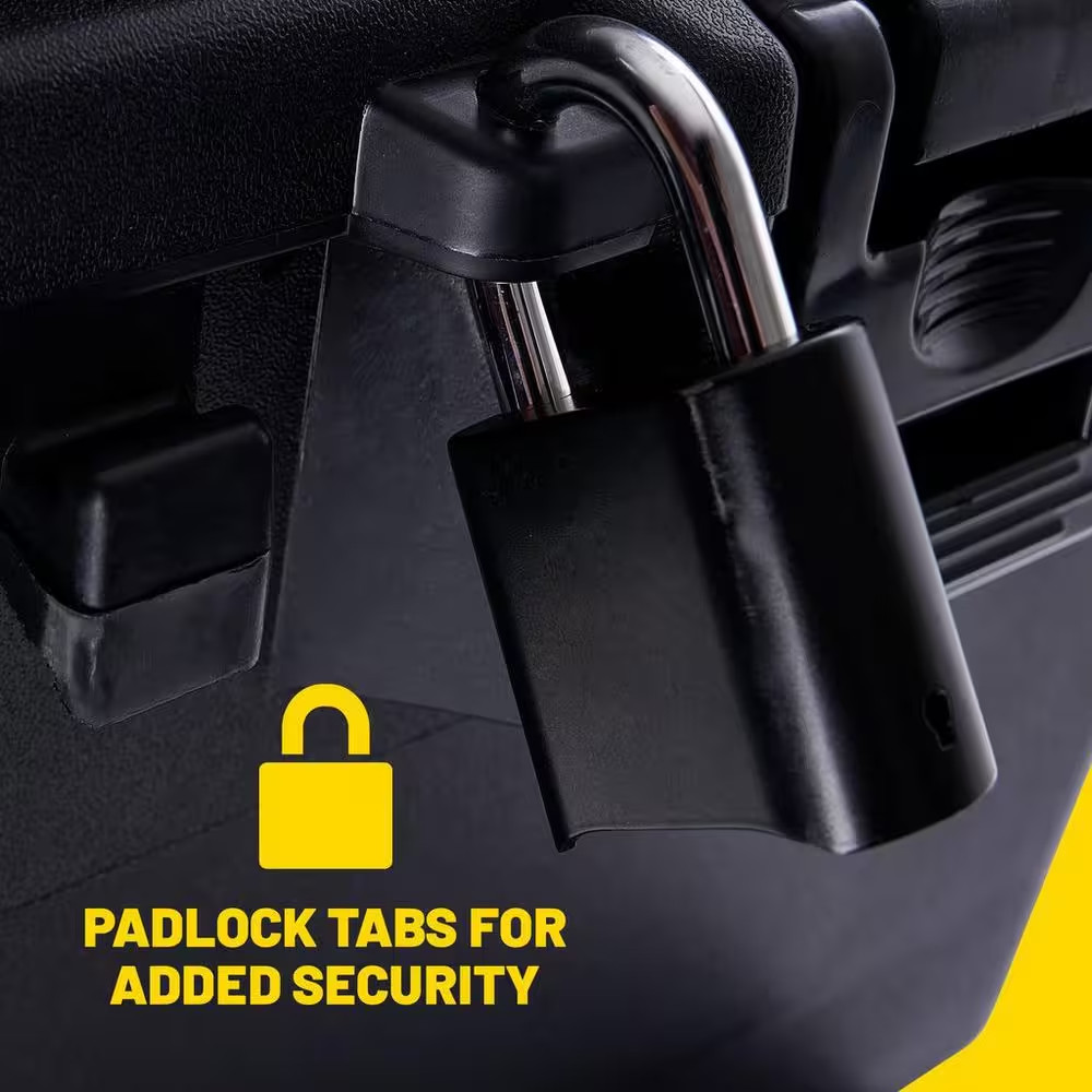 27 Gal. Waterproof Storage Box in Black