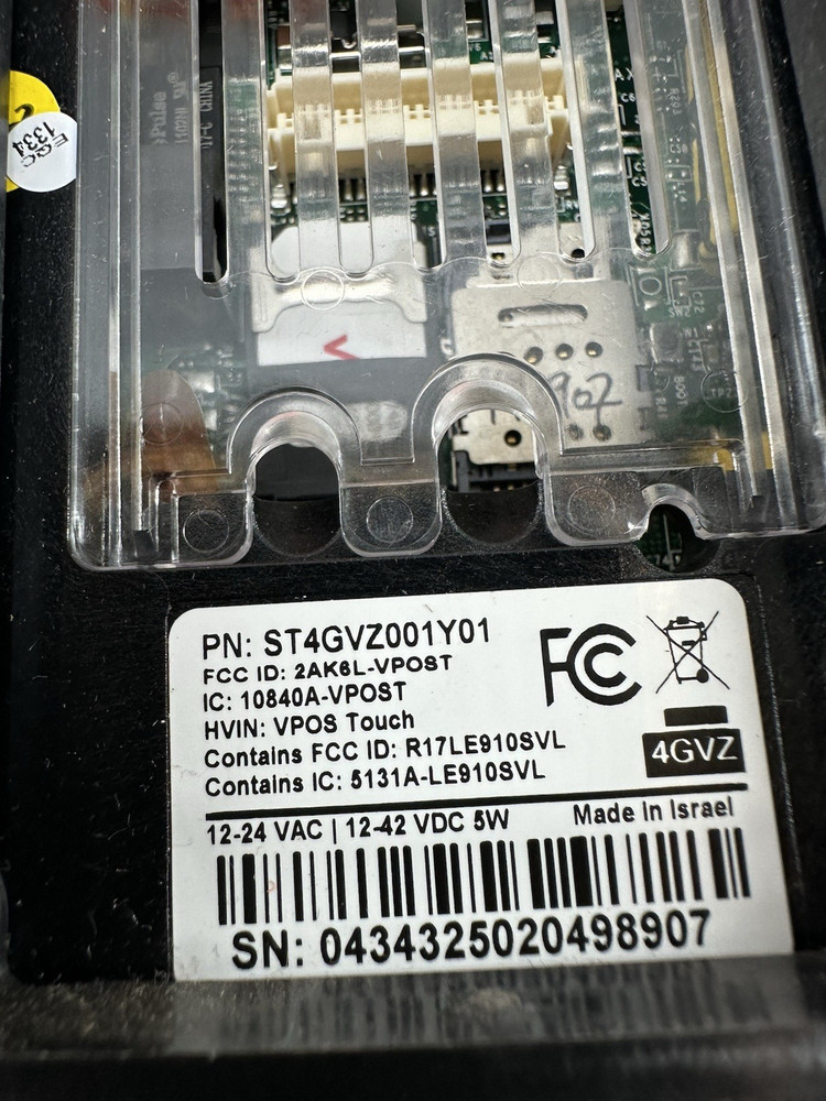 NAYAX - Touch Credit Card Reader VPOS Touch Machine