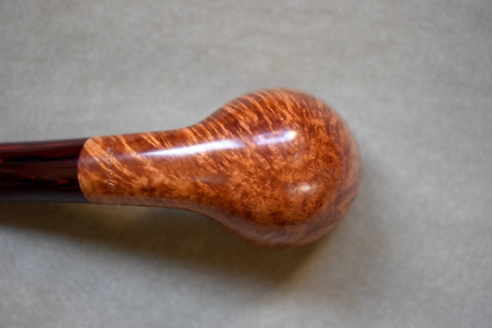 Moretti Pipe Rhodesian Freehand Cumberland Stem Hand Cut