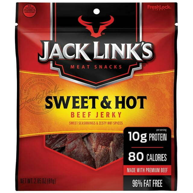 Jack Link's Beef Jerky Sweet & Hot, 2.85 oz