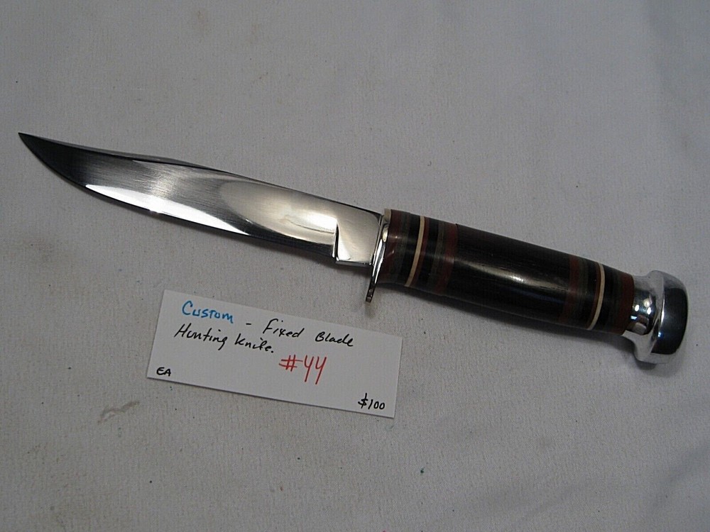 Custom Fixed Blade Hunting Knife.  #44
