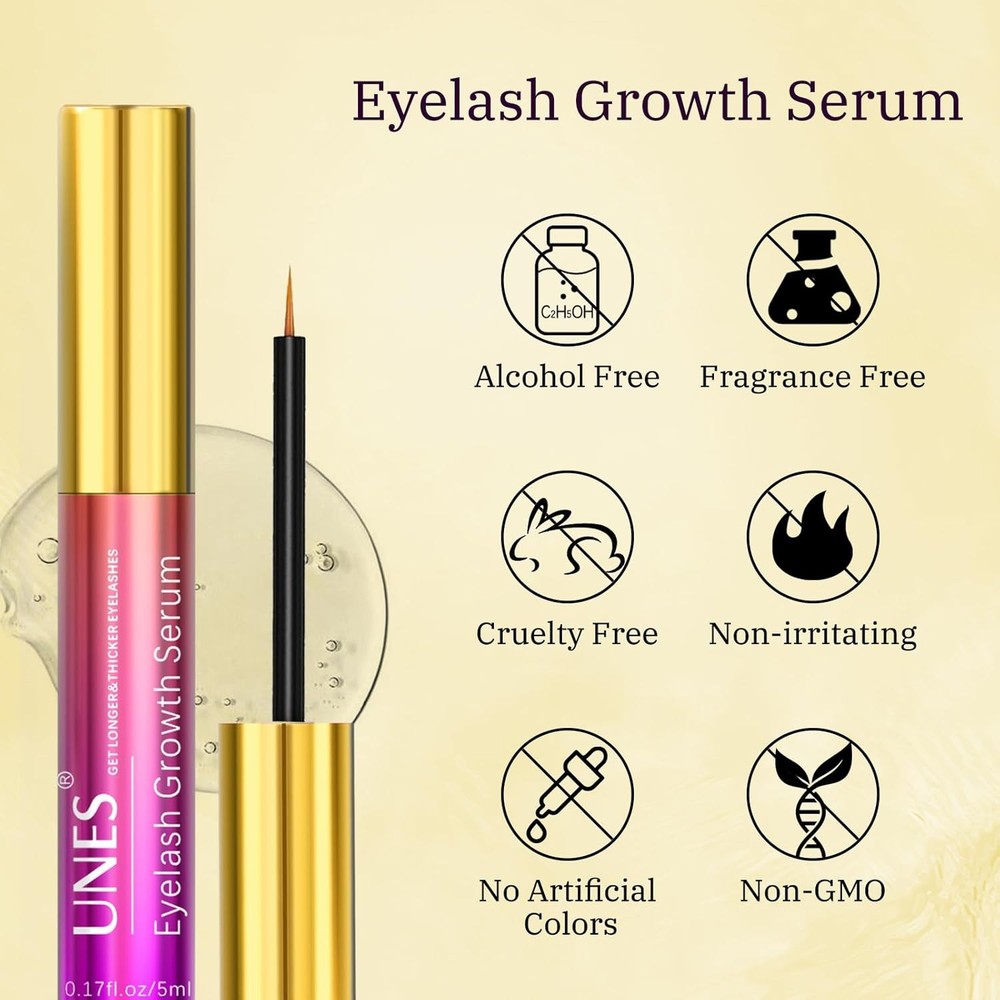 Eyelash Serum Enhancer Advanced Formula Thicker Fuller Longer Lashes 0.18oz