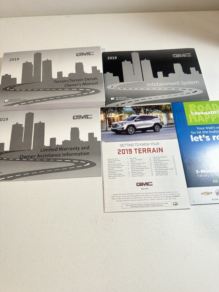 2019 GMC Terrain Owner's Manuals Set