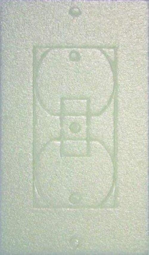 Wall Plate Insulation Gasket 100 Pack, Wall Gasket Replacement Made with
