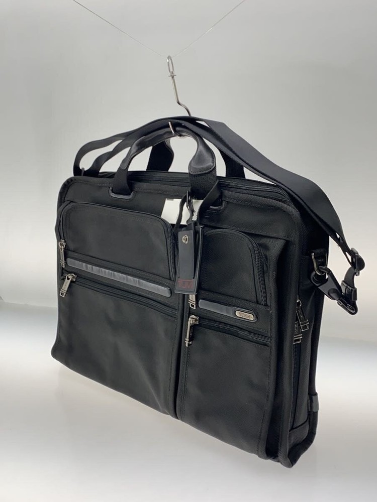 TUMI Briefcase Business Bag 2-Way Black Plain Used