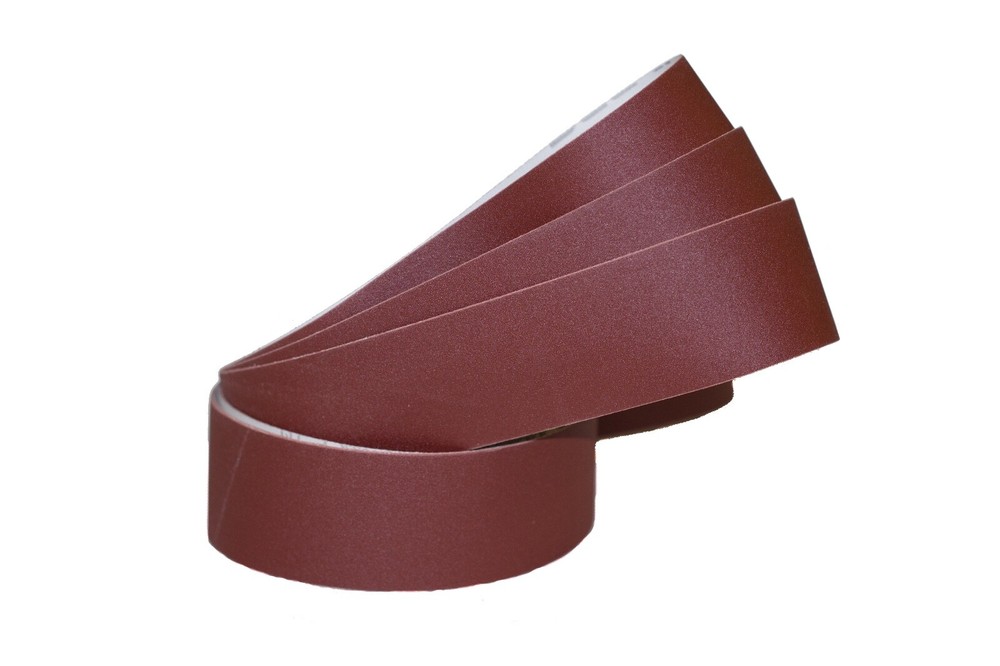 2"x72" Sanding Belts 220 Grit Premium Red "J" Flex (5pcs)