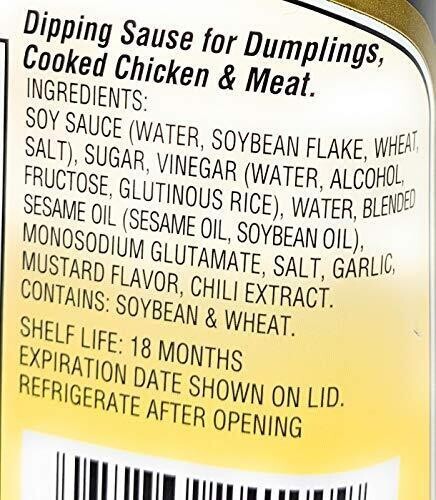 Wei-Chuan Dumpling Sauce Regular 6.5 oz ~ Exp 8/29/2025
