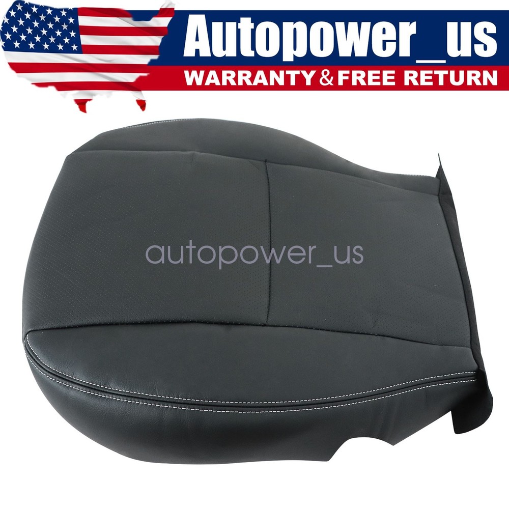 For 2014-2016 Subaru Forester Driver Bottom Replacement Leather Seat Cover Black
