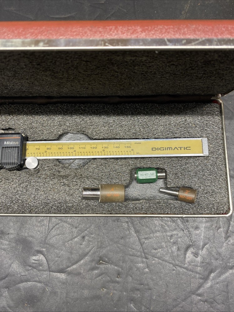 Mitutoyo 6” Digital Caliper .01-150mm .0005-6