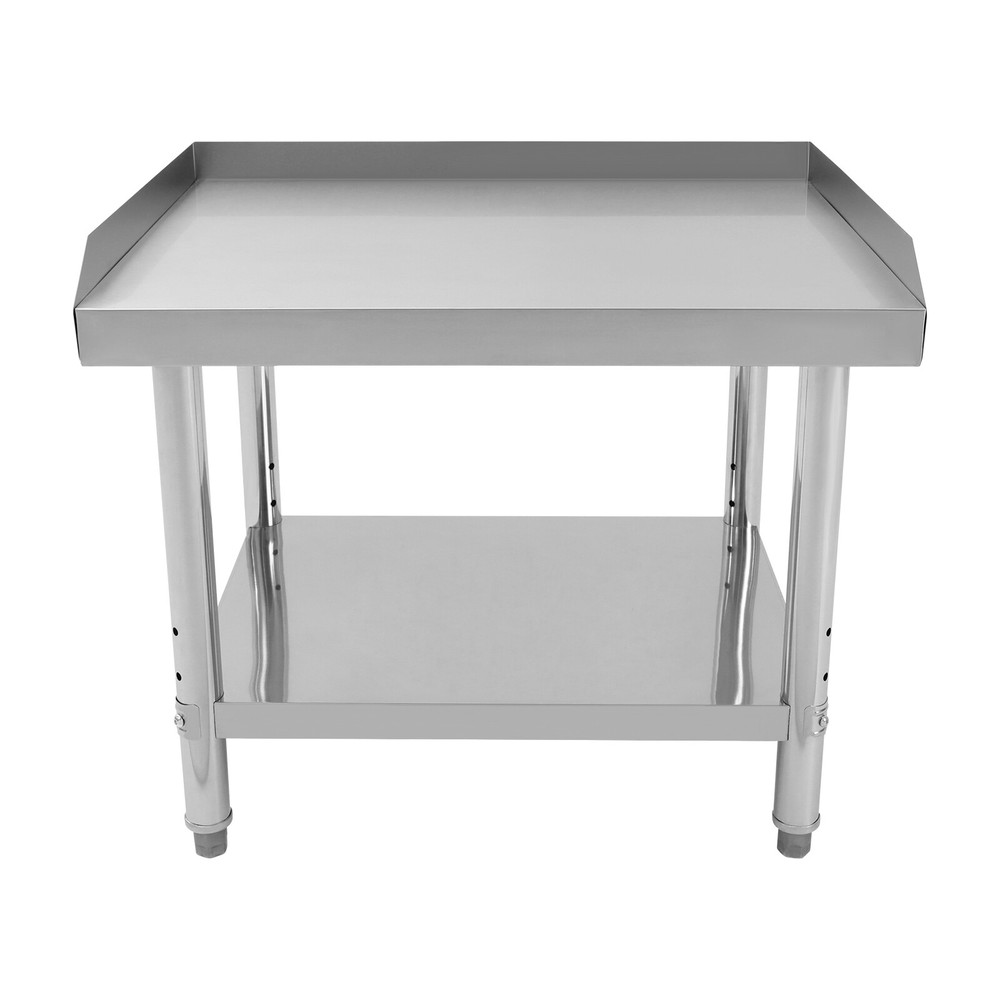 Kitchen Stainless Steel Prep Table Commercial Work Table Adjustable Work Bench