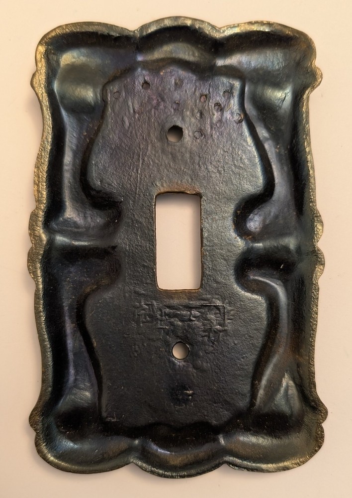 Vintage Switch Plate Cover Brass