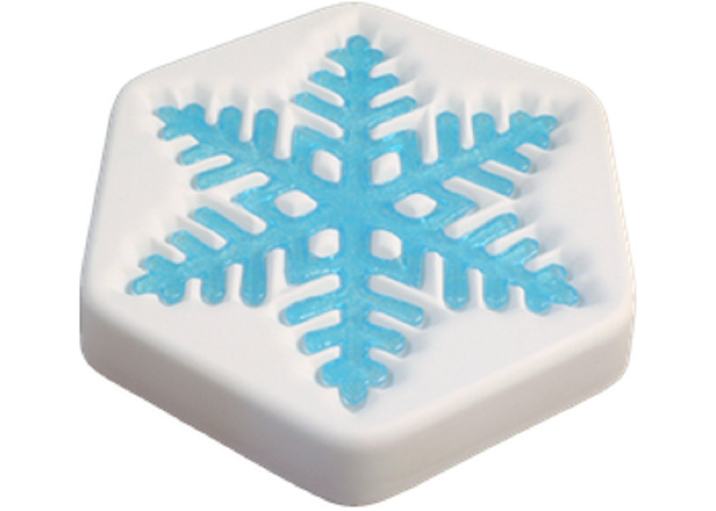 7"X 6"-Deep 1" December Snowflake Mold Glass Fusing