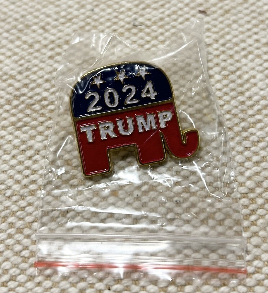 GOP Trump 2024 Election Pin