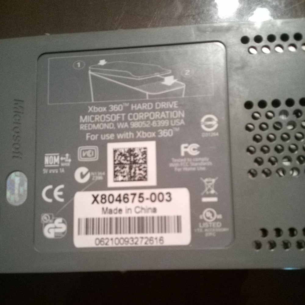 Official Microsoft Xbox 360 External 20GBHDD Hard Drive HDD