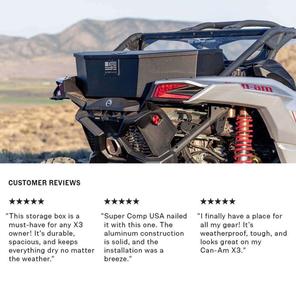 Super Comp Can-Am Maverick X3 Storage Box