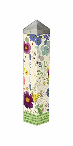 Studio M - 20" Art Pole - Summer Flowers