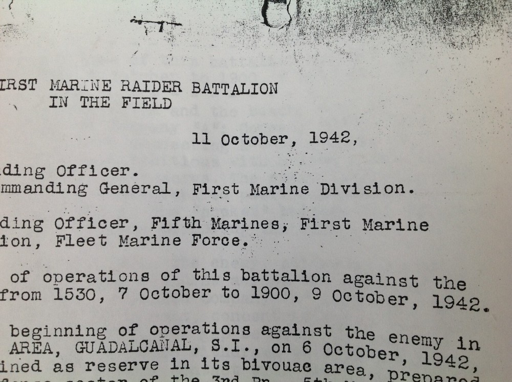 WWII 1942 Photocopied Declassified Document