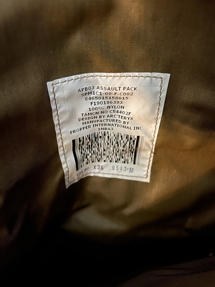 Propper Arcteryx USMC ILBE APB03 Main & Assault System NEW !!