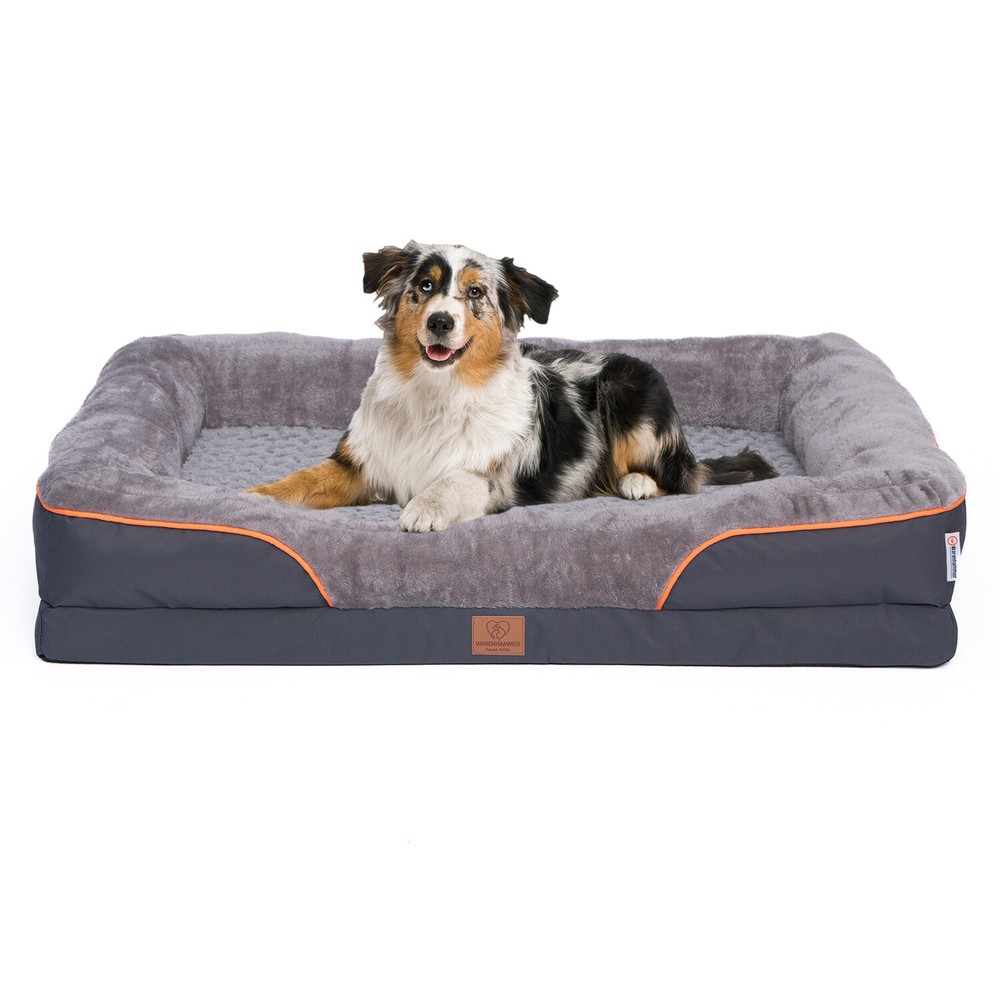 Orthopedic Premium Dog Bed with Egg Foam, Removable, Washable, Waterproof