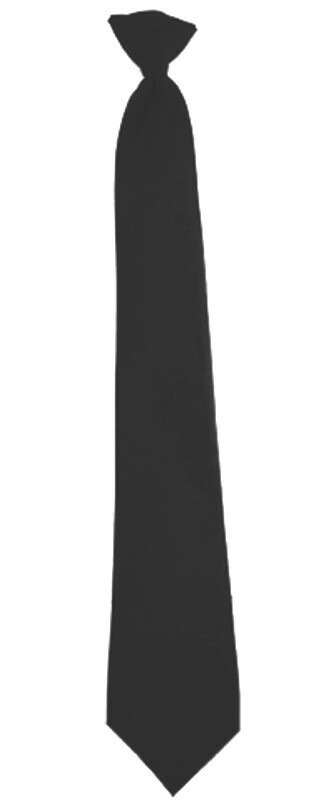 U.S. Army 22" Clip On Tie - Black (each)