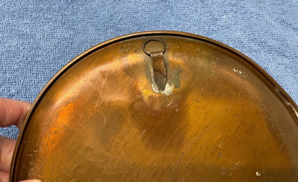 Decorative Copper 7.5" Hanging Plate