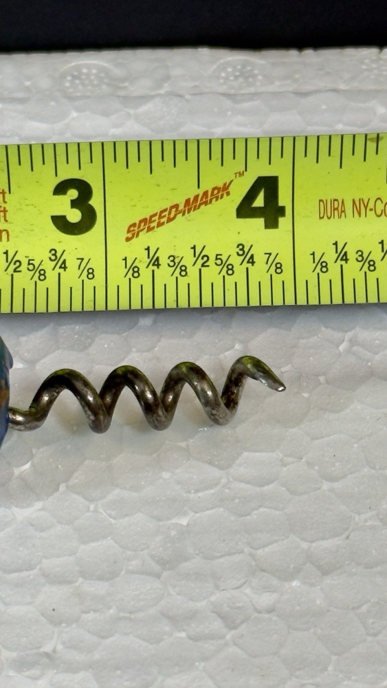 Vintage Figural Corkscrew Man Bottle Opener Barware Novelty