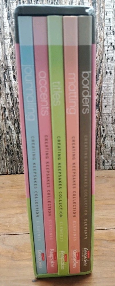 Creating Keepsakes Collection Elements Full Set Great Used Condition 5 Book Set
