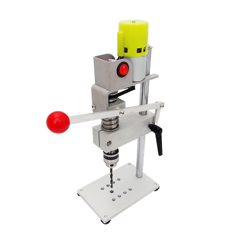 Small Bench Multi-function Electric Precision Woodworking Drilling Machine.
