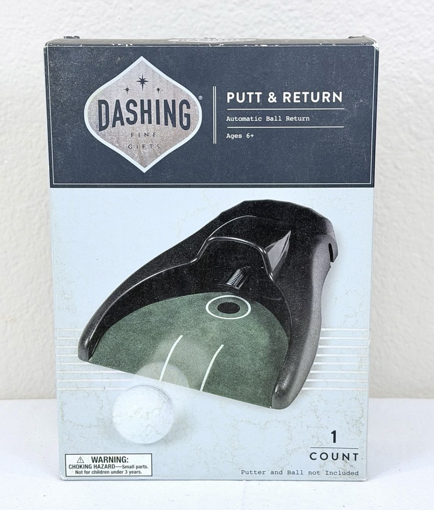 Dashing Putt and Return Automatic Ball Return Indoor Golf Putting Practice Cup