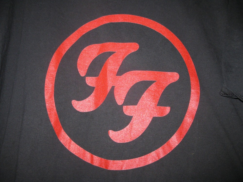 Foo Fighters tee shirt XL SS Classic FF Logo